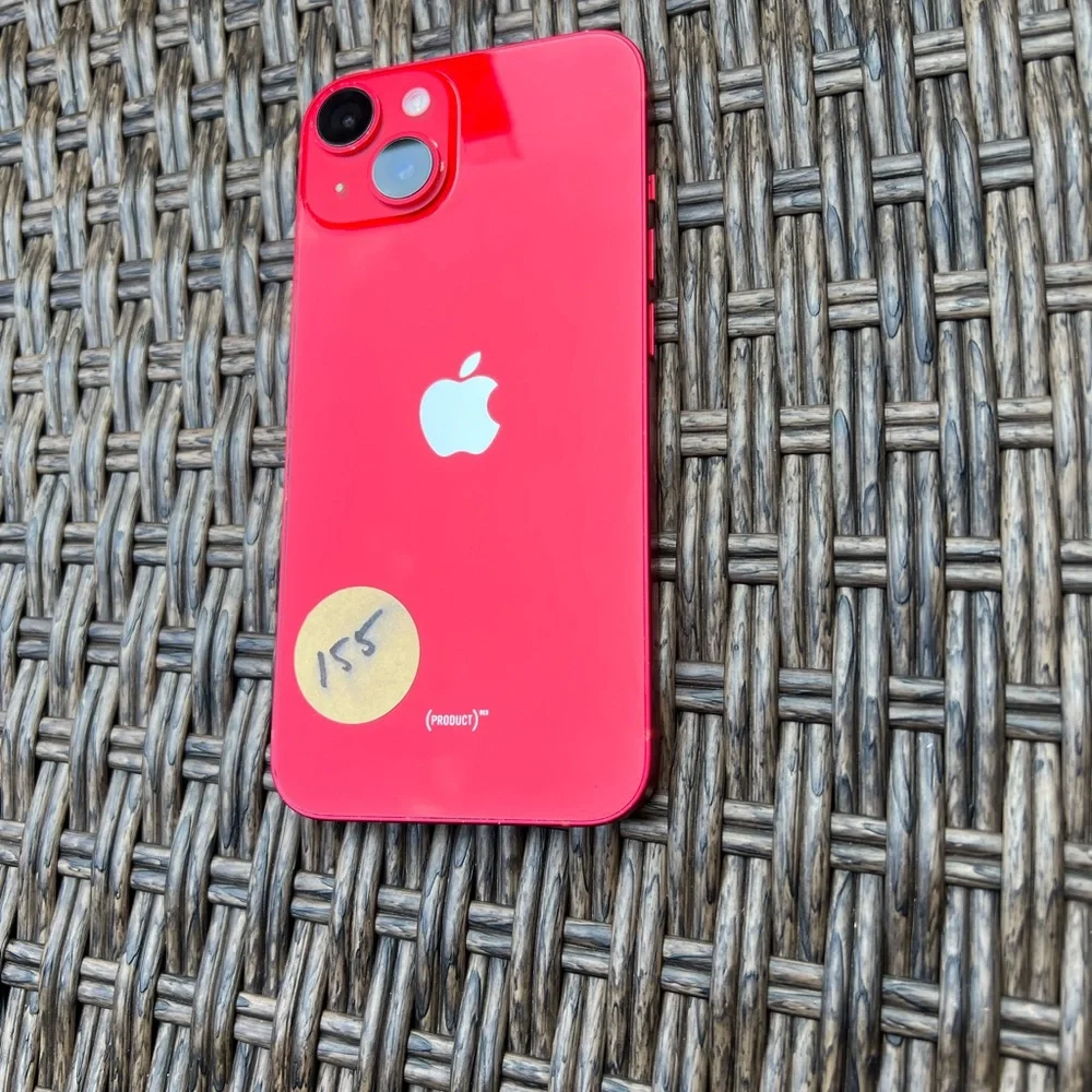 iPhone 14 Red Back Frame Housing OEM Original Replacement W Small Parts Grade AB